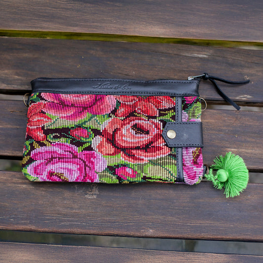 EVERYTHING CLUTCH - OOAK HUIPIL - BLACK - NO. 200447
