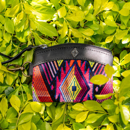 COIN PURSE - OOAK HUIPIL - BLACK - NO. 16917