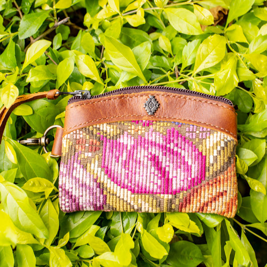 COIN PURSE - OOAK HUIPIL - CAFE - NO. 16940