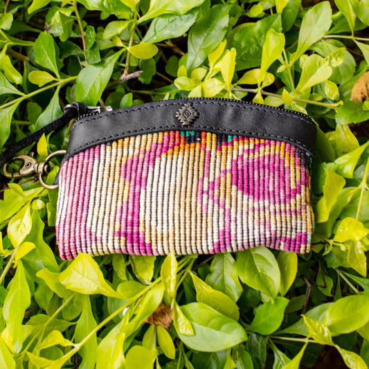 COIN PURSE - OOAK HUIPIL - BLACK - NO. 16926