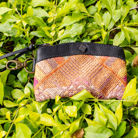 COIN PURSE - OOAK HUIPIL - BLACK - NO. 16927