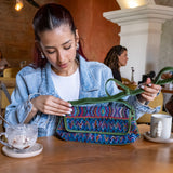 CONSUELO BAG - OOAK HUIPIL - EMERALD - NO. 202383