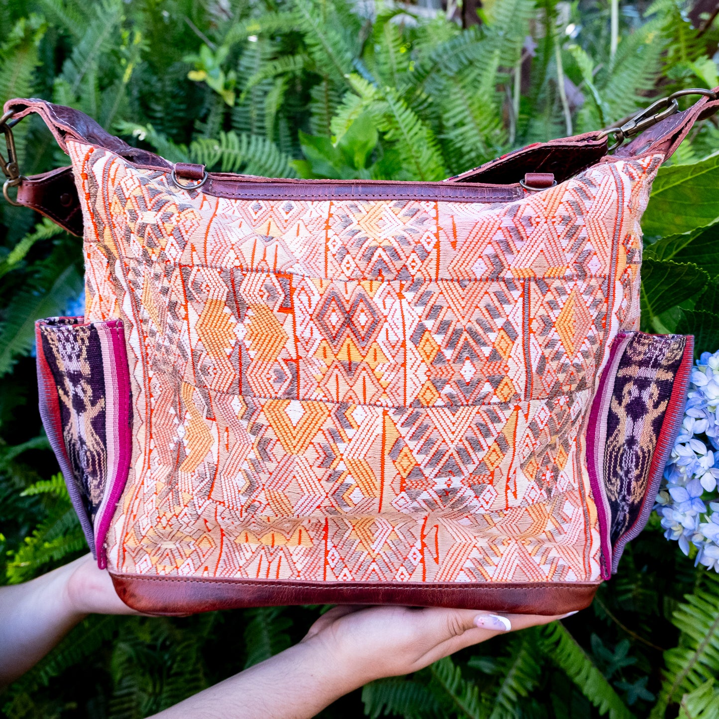 BEATRIZ MCDB + DIAMANTE STRAP - OOAK HUIPIL - COPPER - NO. 200700