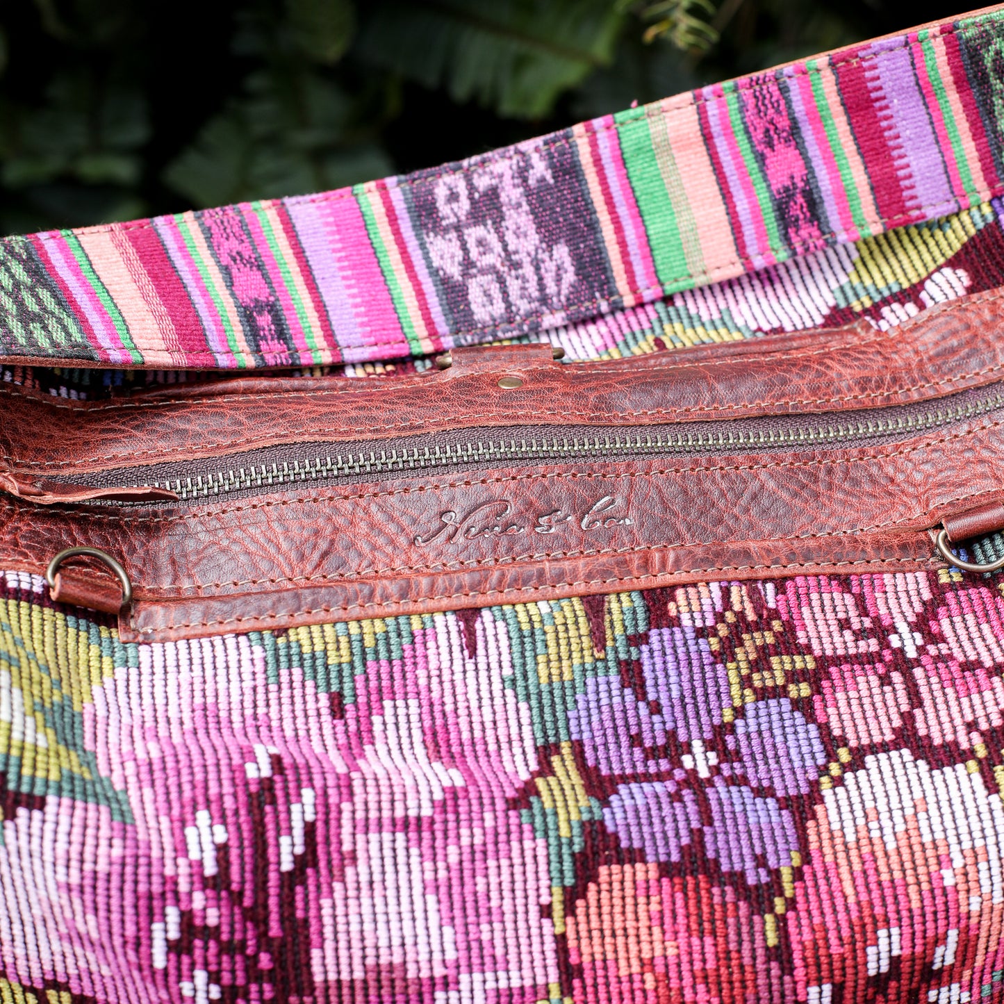 BEATRIZ CDB + DIAMANTE STRAP - OOAK HUIPIL - COPPER - NO. 200195
