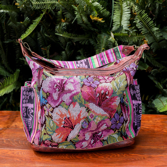 BEATRIZ CDB + DIAMANTE STRAP - OOAK HUIPIL - COPPER - NO. 200195