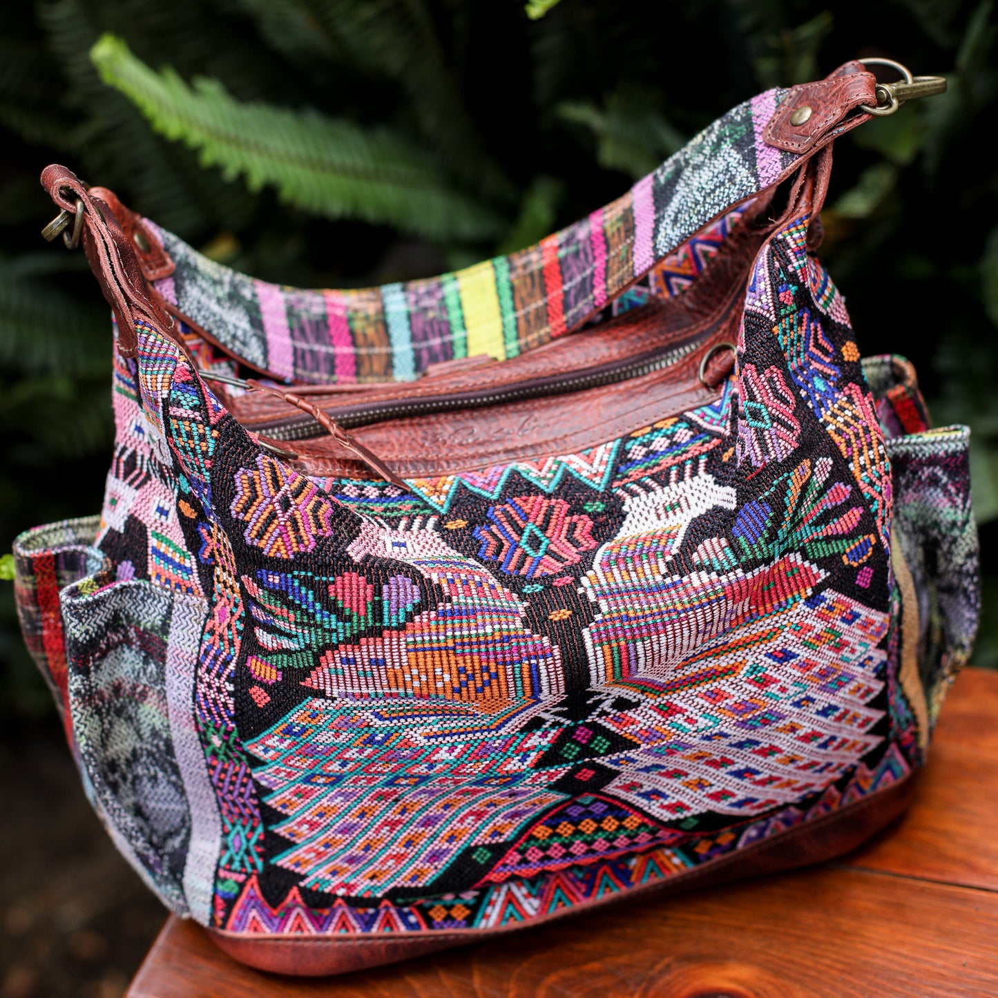 BEATRIZ MCDB + DIAMANTE STRAP - OOAK HUIPIL - COPPER - NO. 200199