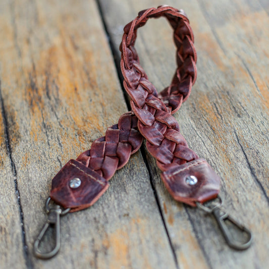 BRAIDED SHOULDER STRAP - COPPER