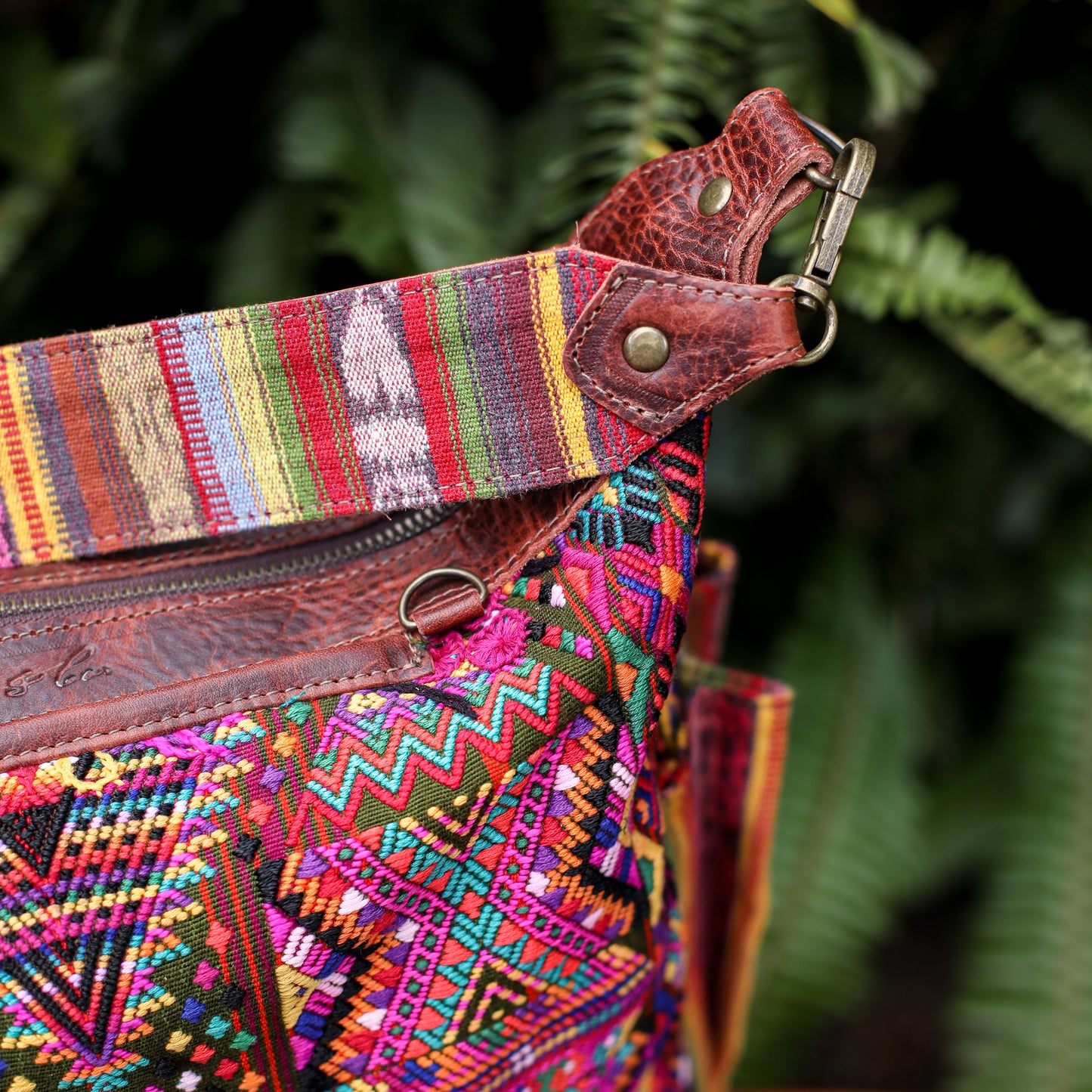 BEATRIZ MCDB + DIAMANTE STRAP - OOAK HUIPIL - COPPER - NO. 200202