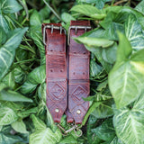 DOUBLE BUCKLE BACKPACK STRAP SET - COPPER