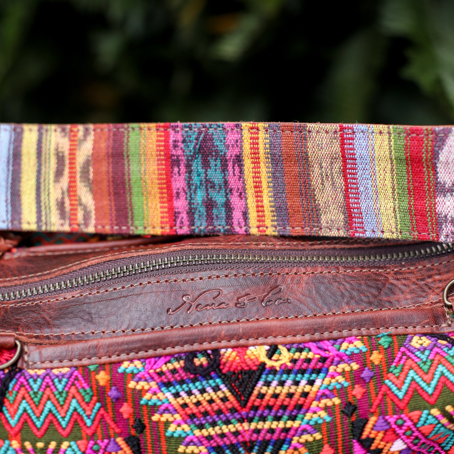 BEATRIZ MCDB + DIAMANTE STRAP - OOAK HUIPIL - COPPER - NO. 200202
