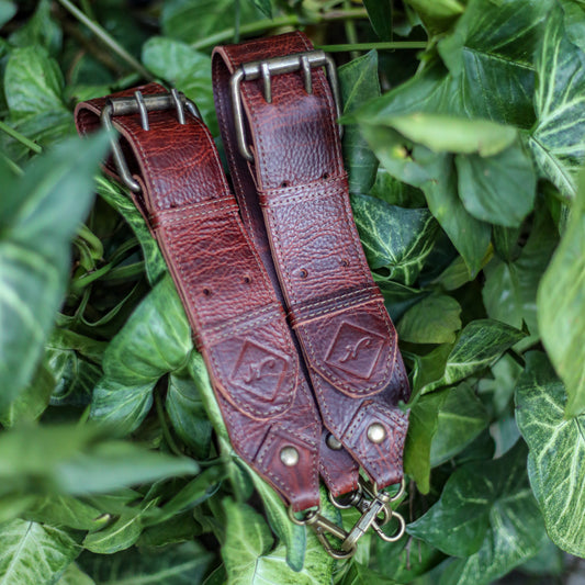 DOUBLE BUCKLE BACKPACK STRAP SET - COPPER