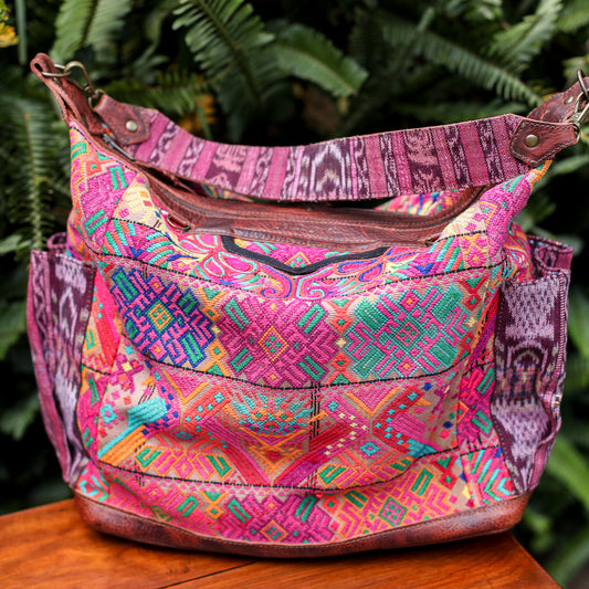 BEATRIZ CDB + DIAMANTE STRAP - OOAK HUIPIL - COPPER - NO. 200198