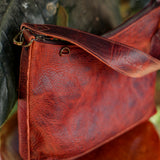 SMALL PENELOPE BAG - FULL LEATHER - COPPER