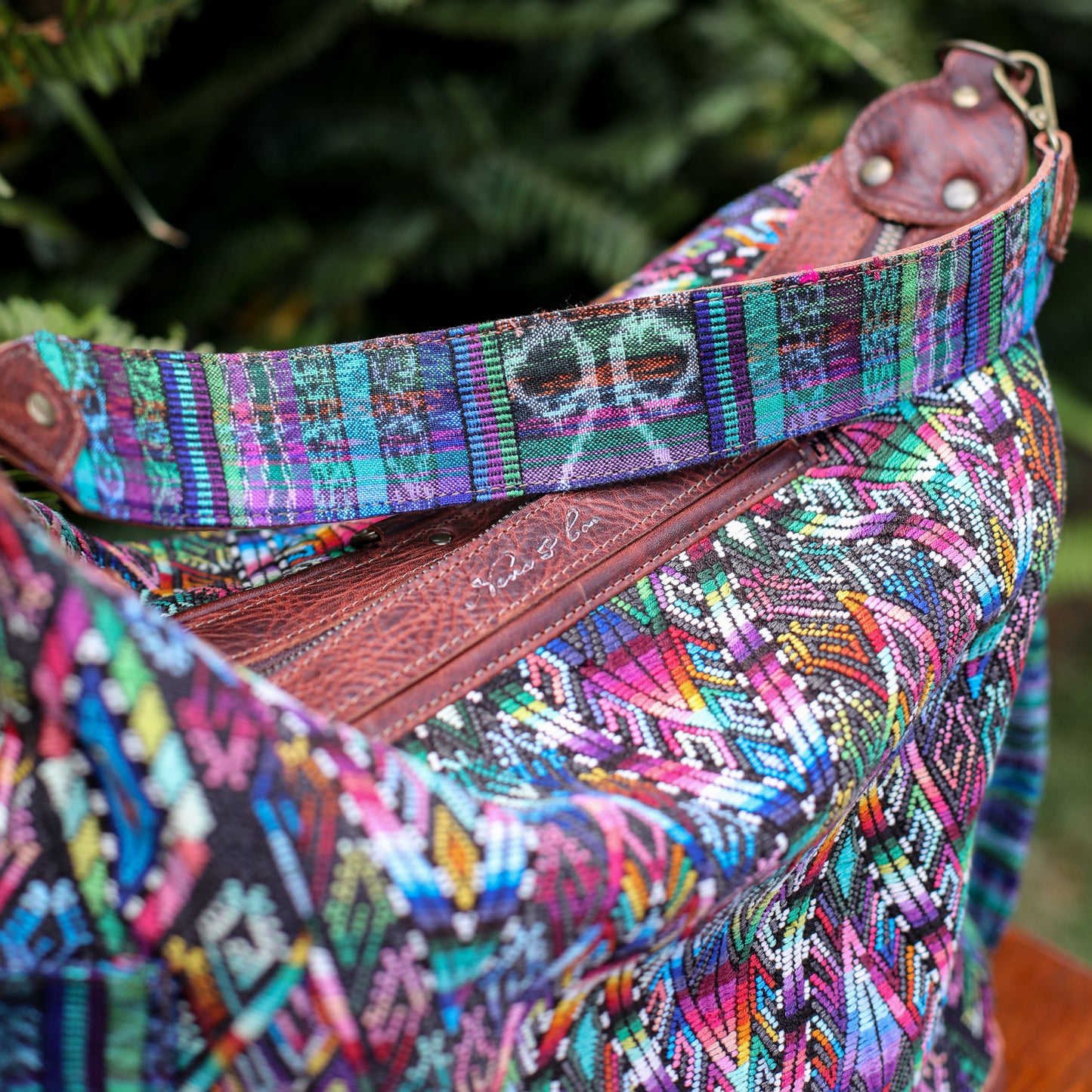 BEATRIZ CDB + DIAMANTE STRAP - OOAK HUIPIL - COPPER - NO. 200197