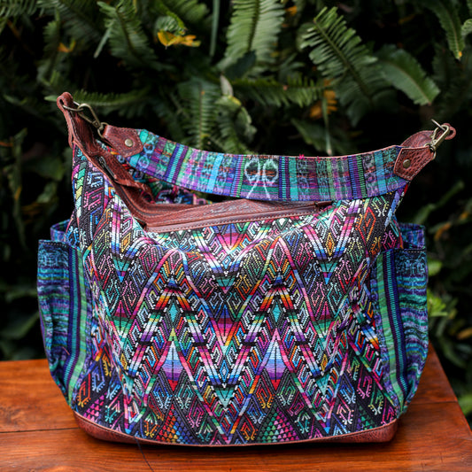 BEATRIZ CDB + DIAMANTE STRAP - OOAK HUIPIL - COPPER - NO. 200197