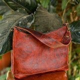 SMALL PENELOPE BAG - FULL LEATHER - COPPER