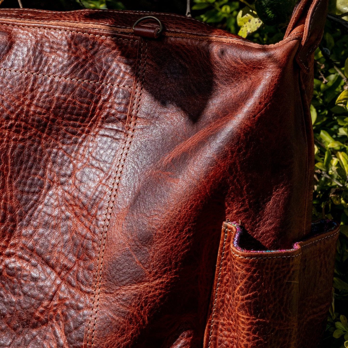 BEATRIZ CONVERTIBLE DAY BAG - FULL LEATHER - COPPER