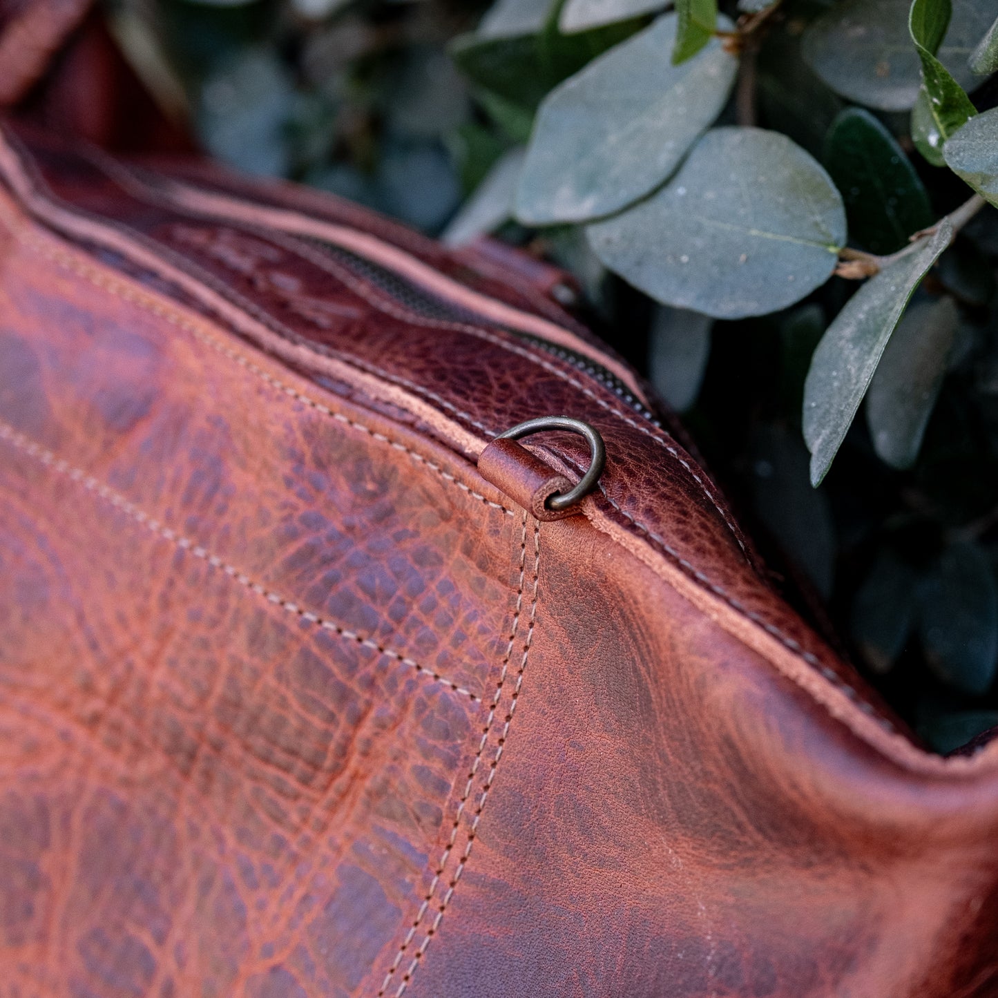BEATRIZ CONVERTIBLE DAY BAG - FULL LEATHER - COPPER