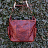 BEATRIZ CONVERTIBLE DAY BAG - FULL LEATHER - COPPER