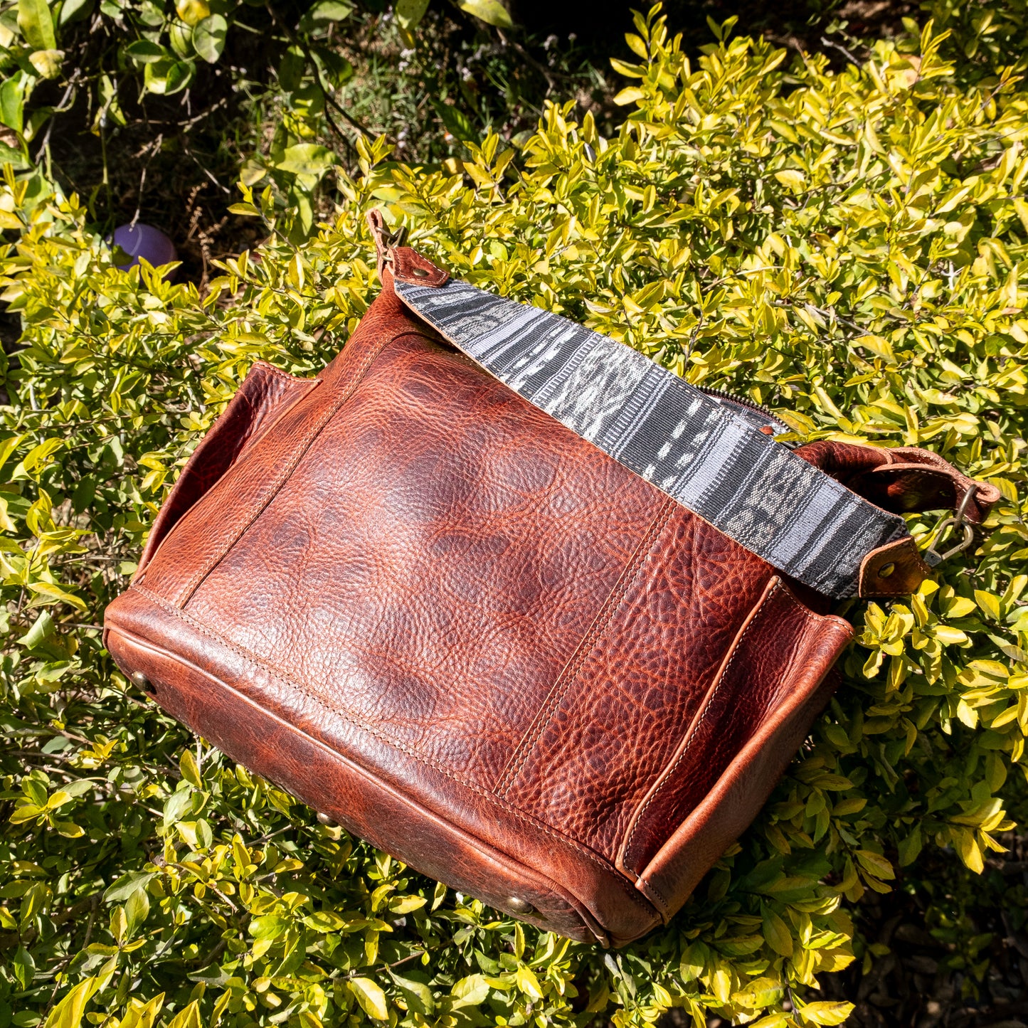 MEDIUM BEATRIZ CONVERTIBLE DAY BAG - FULL LEATHER - COPPER