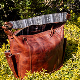 MEDIUM BEATRIZ CONVERTIBLE DAY BAG - FULL LEATHER - COPPER