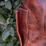 MEDIUM BEATRIZ CONVERTIBLE DAY BAG - FULL LEATHER - COPPER