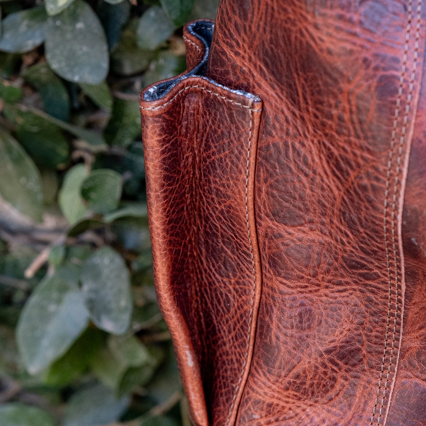 MEDIUM BEATRIZ CONVERTIBLE DAY BAG - FULL LEATHER - COPPER