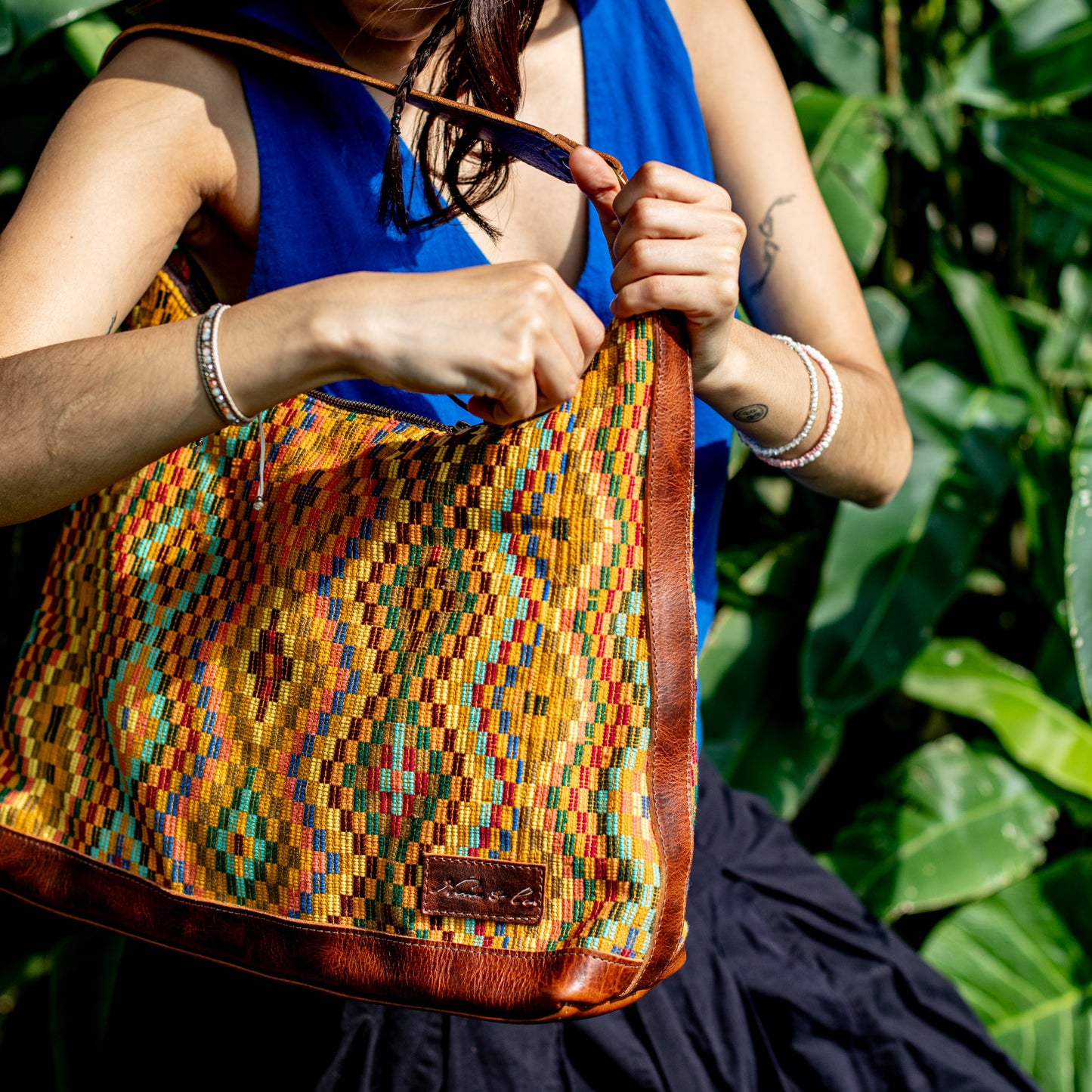 PENELOPE BAG - H&S DIAMONDS - HONEY - NO. 18304