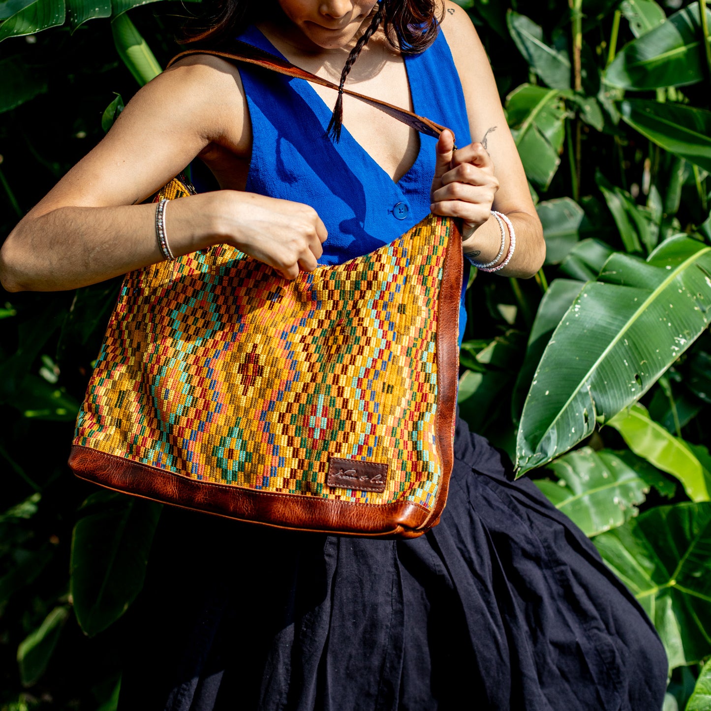 PENELOPE BAG - H&S DIAMONDS - HONEY - NO. 18304