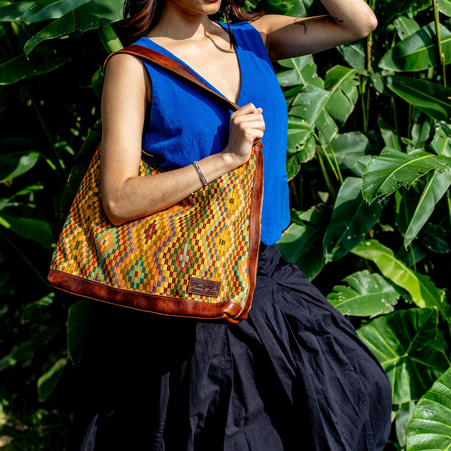 PENELOPE BAG - H&S DIAMONDS - HONEY - NO. 18304