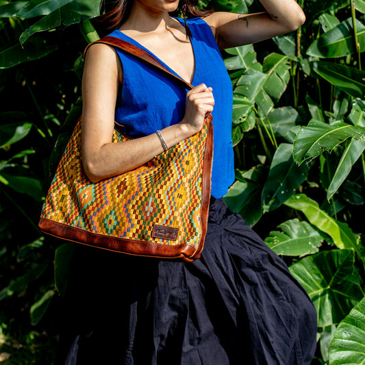 PENELOPE BAG - H&S DIAMONDS - HONEY - NO. 18304