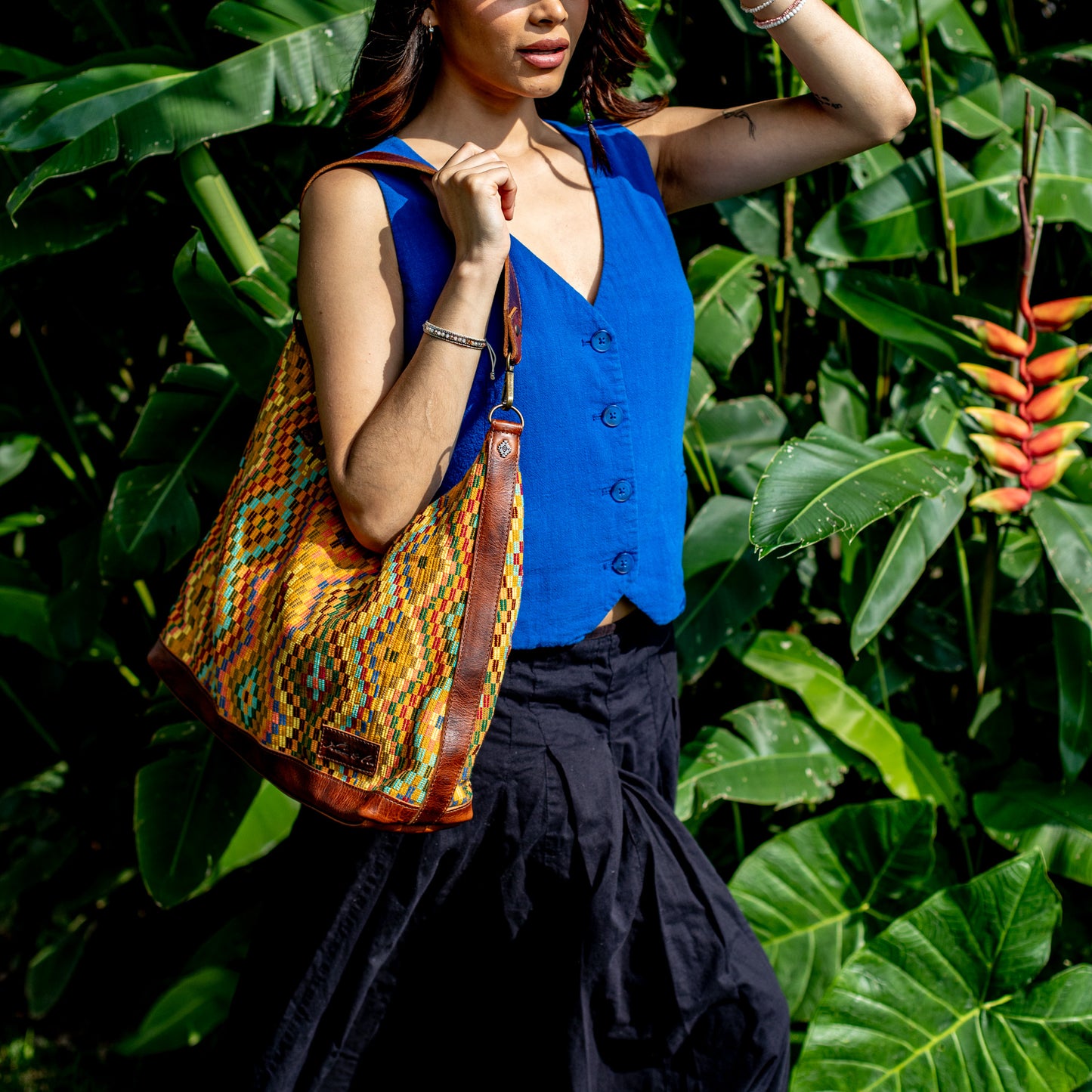 PENELOPE BAG - H&S DIAMONDS - HONEY - NO. 18304