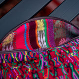EL DON MANNY PACK - OOAK HUIPIL - PLUM - NO. 18061
