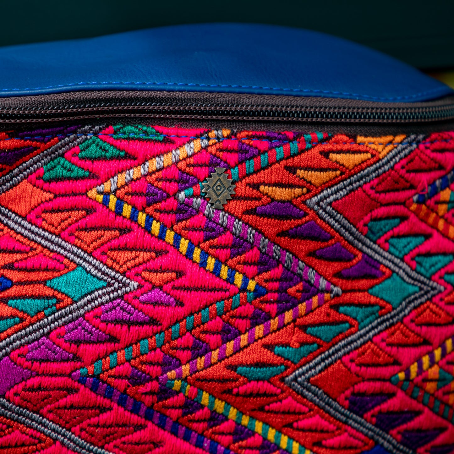 EL DON MANNY PACK - OOAK HUIPIL - COBALT - NO. 18060