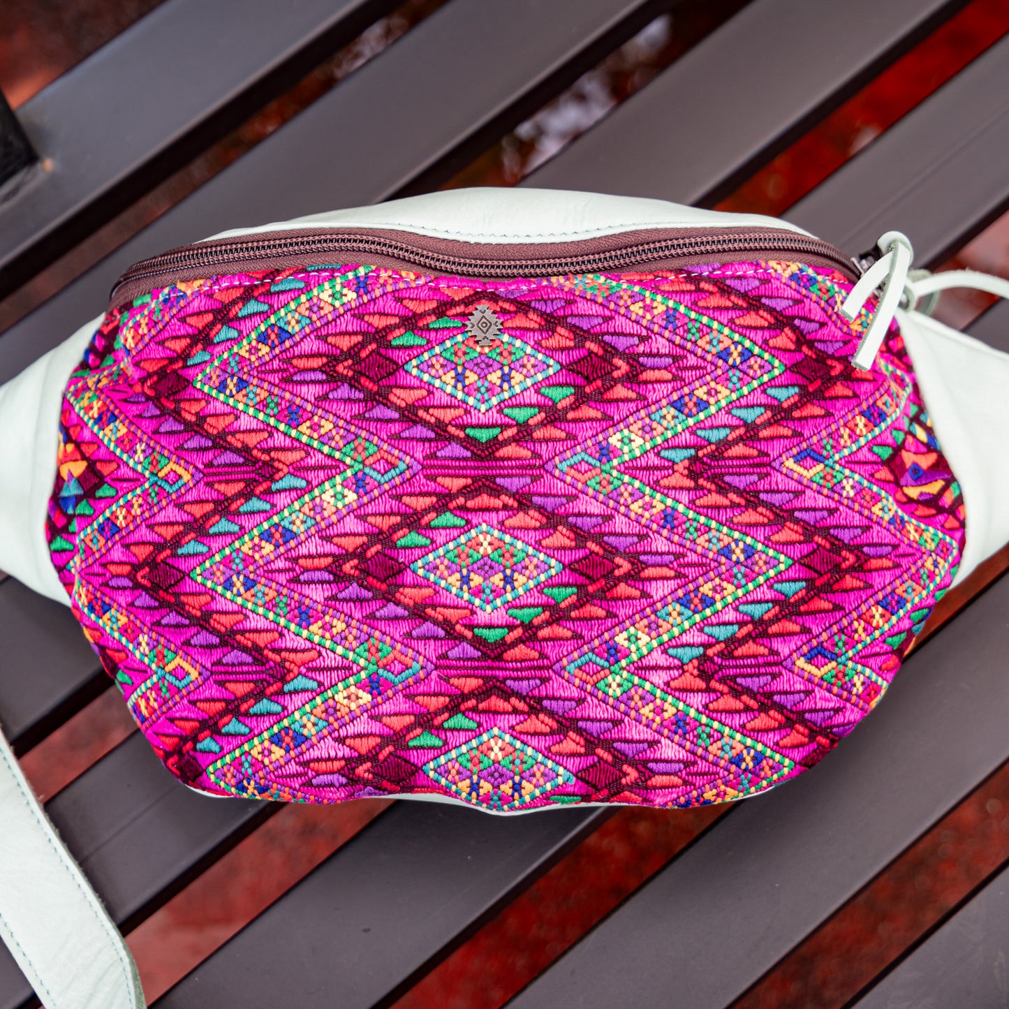 EL DON MANNY PACK - OOAK HUIPIL - LUCITE - NO. 18056
