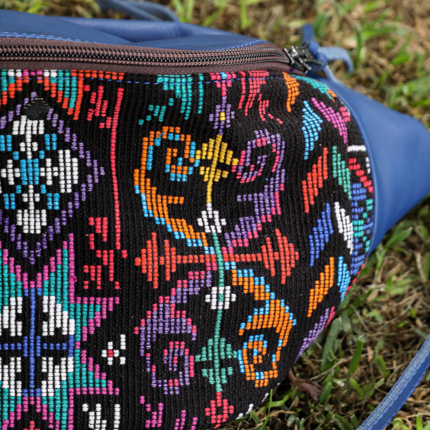 EL DON MANNY PACK - OOAK HUIPIL - COBALT - NO. 201047