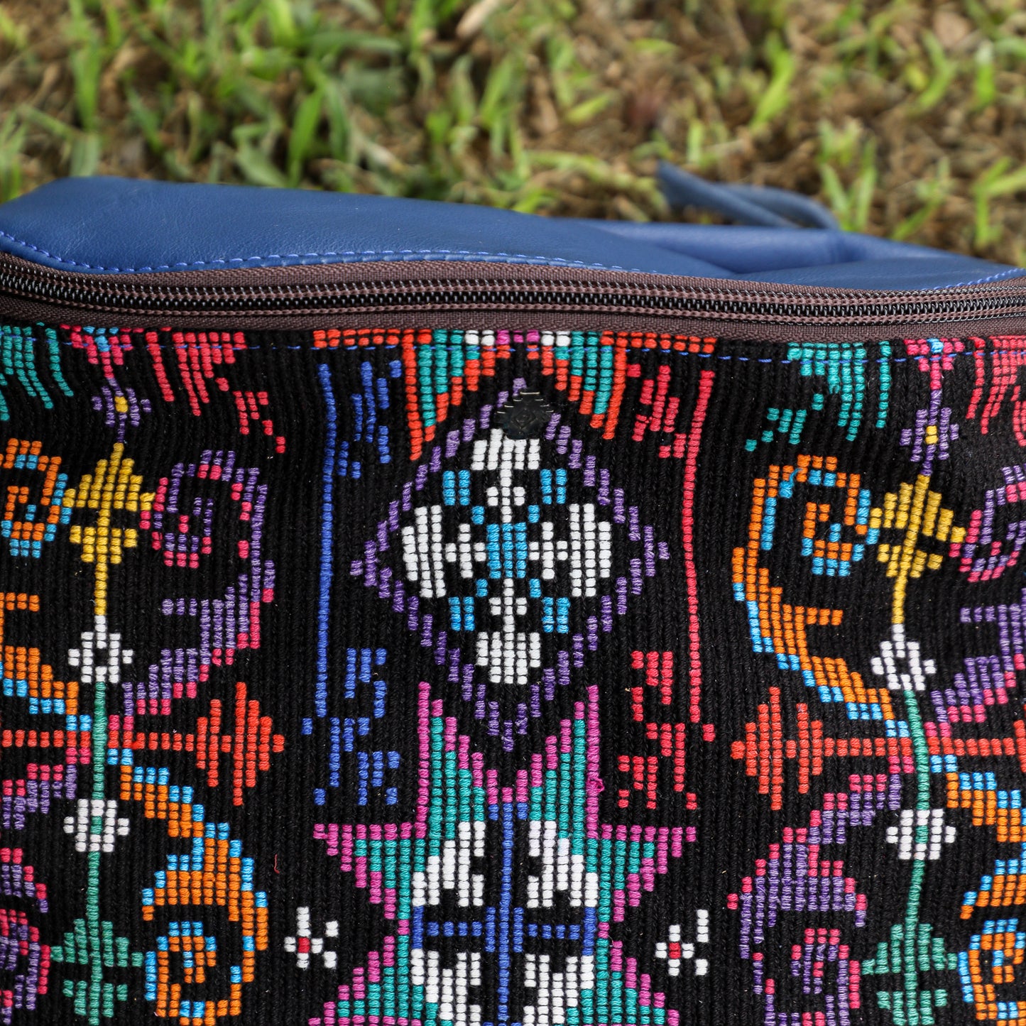 EL DON MANNY PACK - OOAK HUIPIL - COBALT - NO. 201047