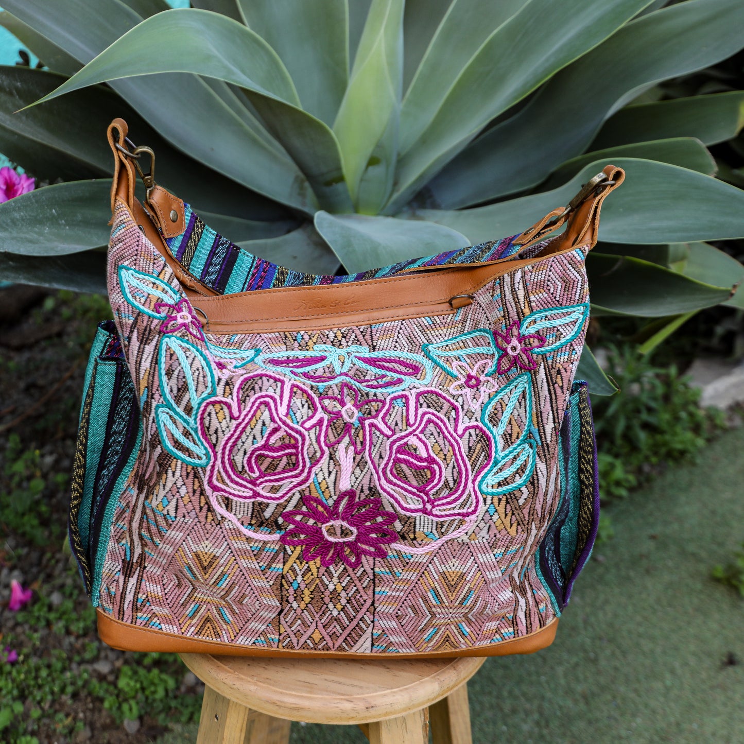 BEATRIZ CDB SET - EMBELLISHED NECKLINE - OOAK - BRANDY - NO. 19418