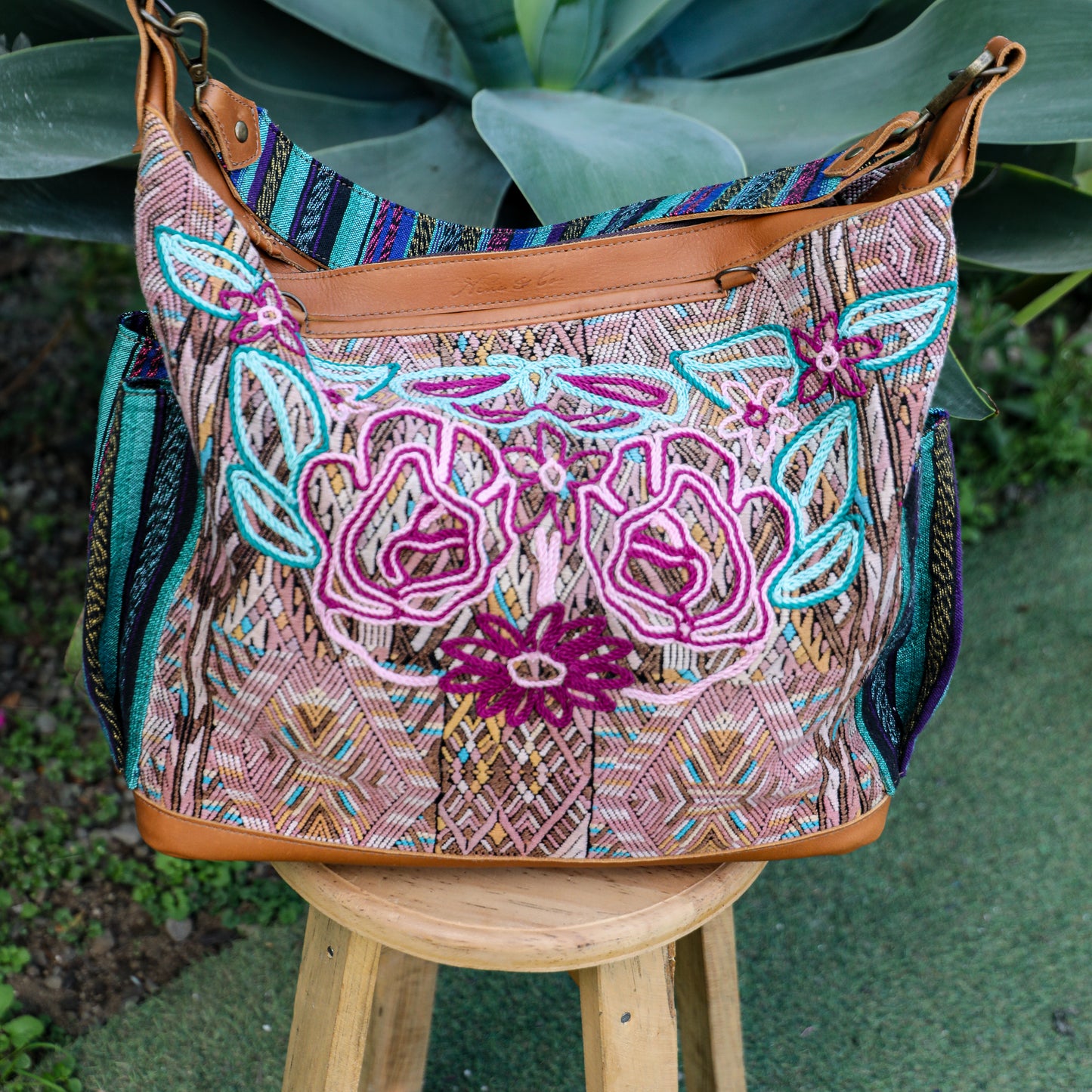 BEATRIZ CDB SET - EMBELLISHED NECKLINE - OOAK - BRANDY - NO. 19418