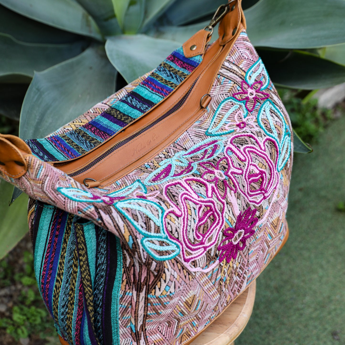 BEATRIZ CDB SET - EMBELLISHED NECKLINE - OOAK - BRANDY - NO. 19418