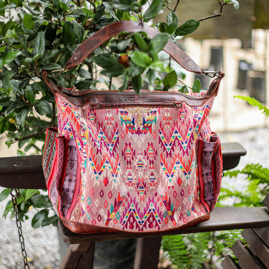 BEATRIZ CDB + DIAMANTE STRAP - OOAK HUIPIL - COPPER - NO. 18909