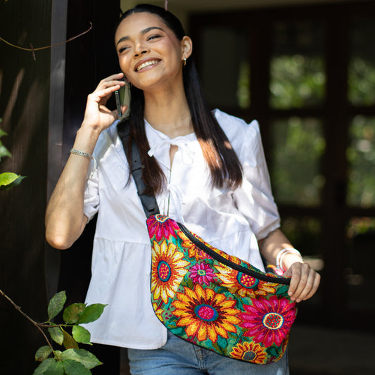 ETHAN BAG - OOAK HUIPIL - BLACK - NO. 18131