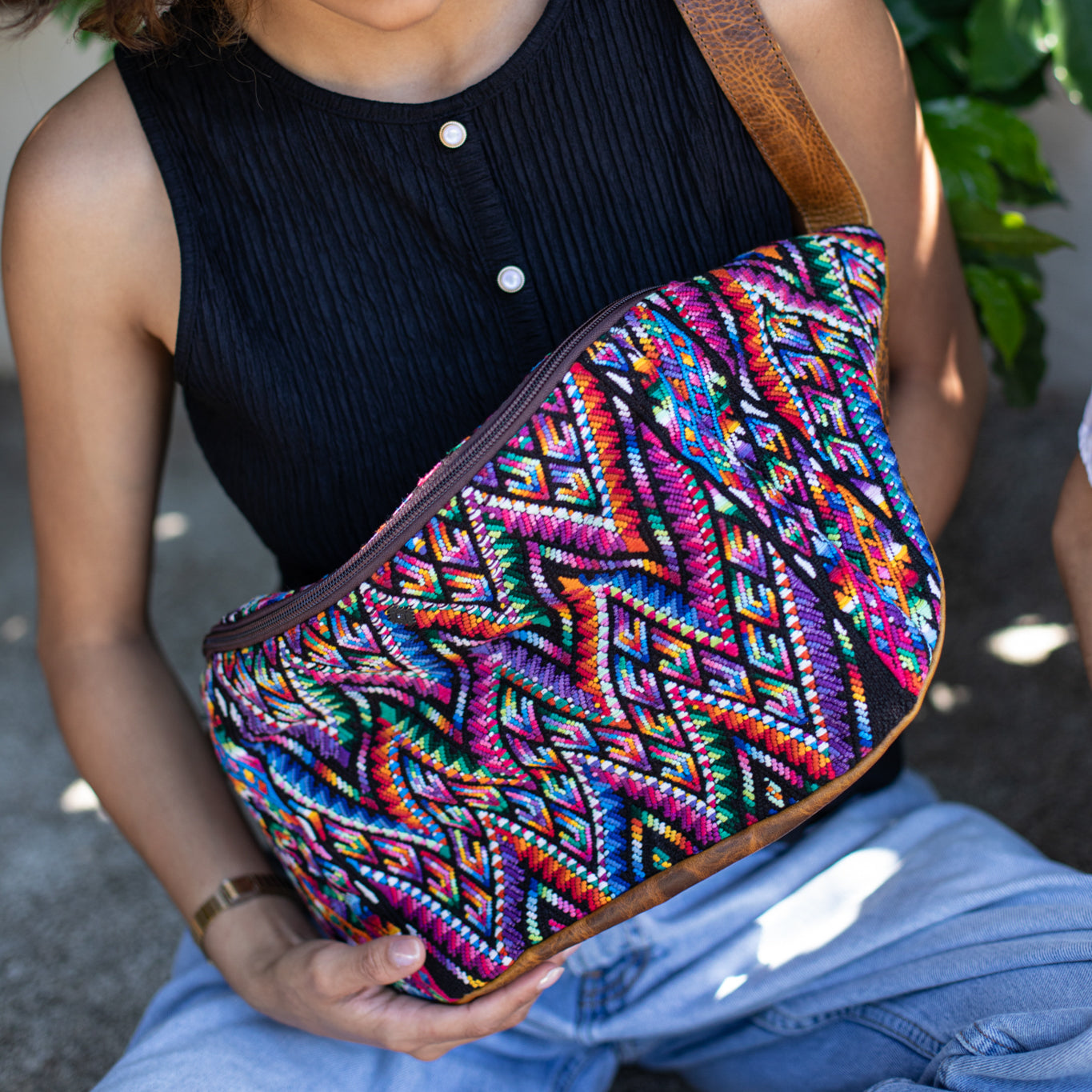 ETHAN BAG - OOAK HUIPIL - WRANGLER - NO. 18129