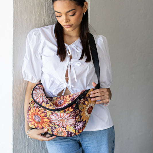 ETHAN BAG - OOAK HUIPIL - BLACK - NO. 18134