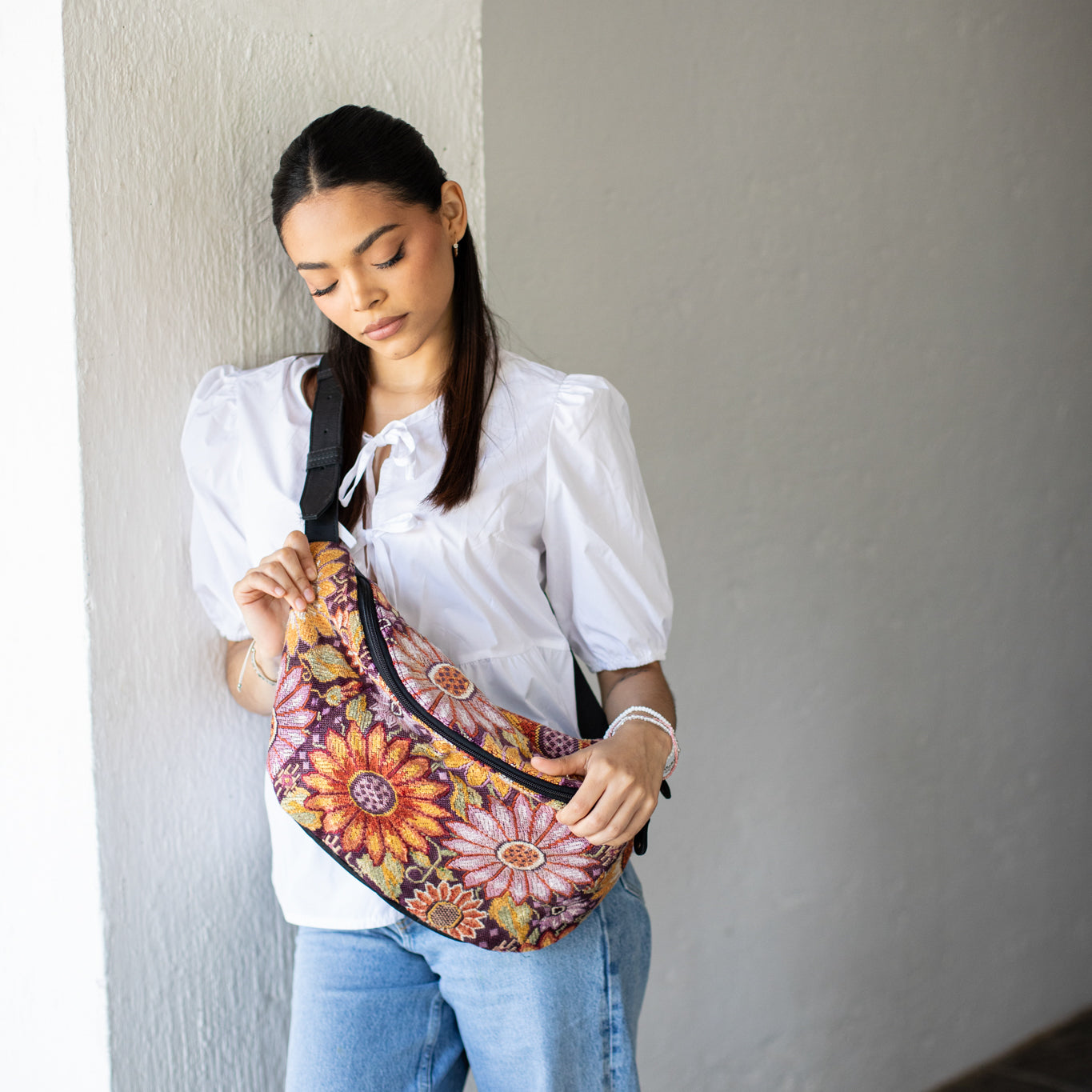 ETHAN BAG - OOAK HUIPIL - BLACK - NO. 18134