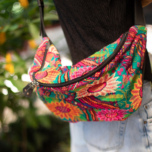 ETHAN BAG - OOAK HUIPIL - BLACK - NO. 18135