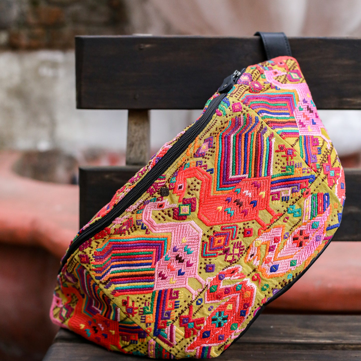 ETHAN BAG - OOAK HUIPIL - BLACK - NO. 200504