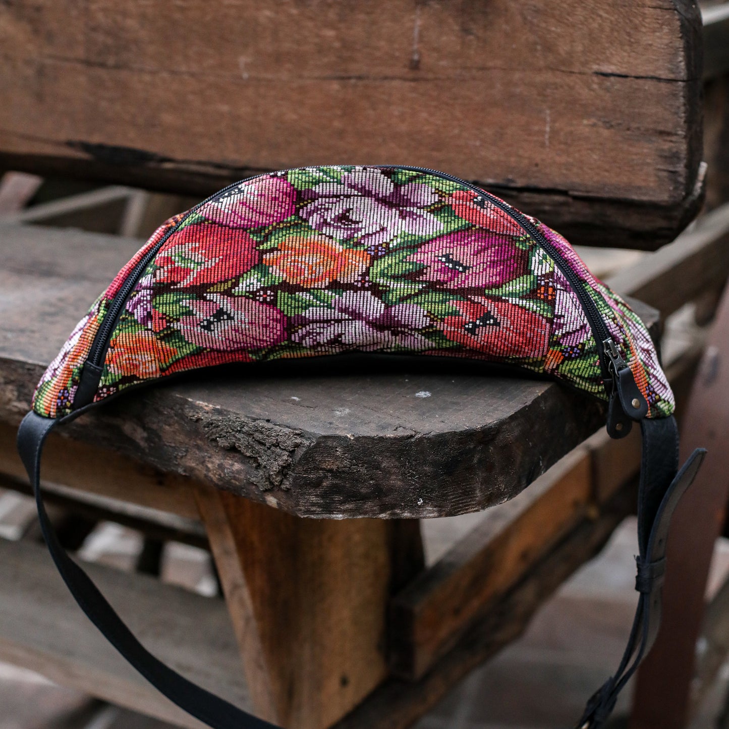 ETHAN BAG - OOAK HUIPIL - BLACK - NO. 200502