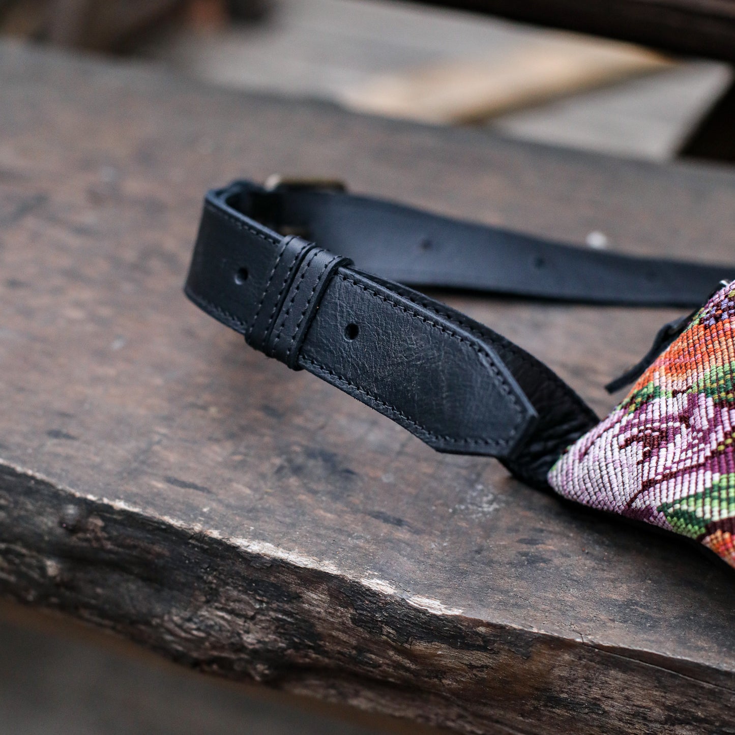 ETHAN BAG - OOAK HUIPIL - BLACK - NO. 200502
