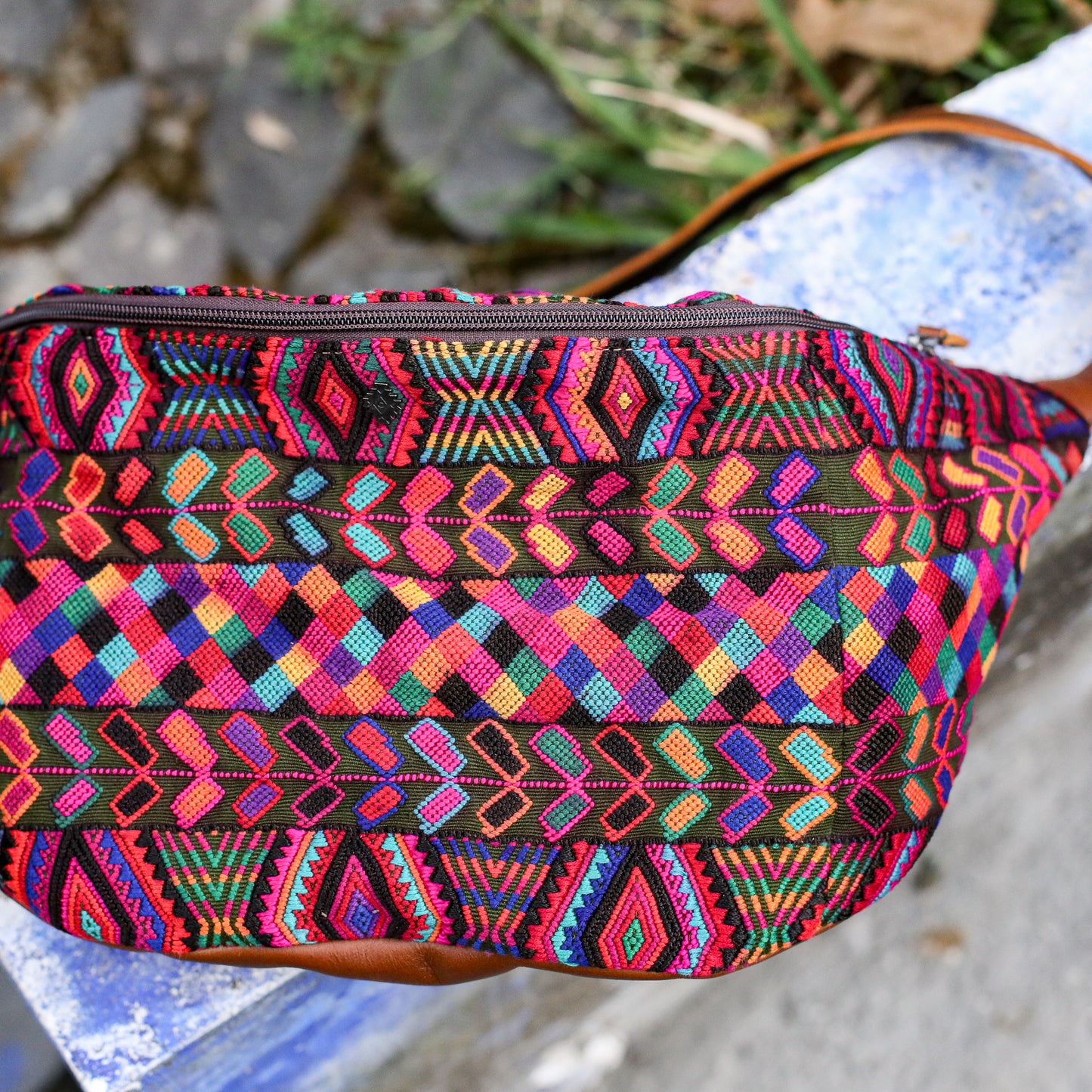 ETHAN BAG - OOAK HUIPIL - CAFE - NO. 200492